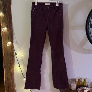 Gap Women's plum corduroy pants